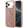 ETUI DO IPHONE 17 PRO MAX RÓŻOWE GUESS ORYGINALNE BROKATOWE ELEGANCKIE