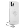 Charm Guess 4G Big Logo - Coque iPhone 12 / iPhone 12 Pro (charms argent)