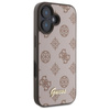 Guess Peony Script MagSafe - Coque iPhone 16 (marron)