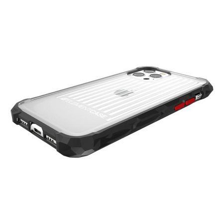 Element Case Special Ops - páncélozott iPhone 13 Pro tok (Mil-Spec cseppvédelem) (átlátszó/fekete)