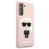Karl Lagerfeld Fullbody Silicone Iconic - Etui Samsung Galaxy S21 + (Różowy)