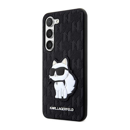 Karl Lagerfeld NFT Saffiano Monogram Choupette - Samsung Galaxy S23 tok (fekete)