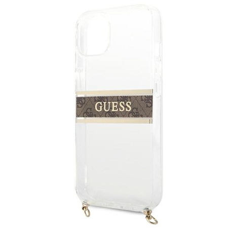 Guess 4G Gold Stripe Crossbody - iPhone 13 mini Tasche