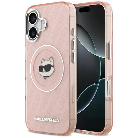 ETUI DO IPHONE 17 do MAGSAFE KARL LAGERFELD ORYGINALNE RÓŻOWE MODNE