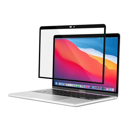 Moshi iVisor XT - Képernyővédő fólia MacBook Pro 13" / MacBook Air 13" (fekete keret)