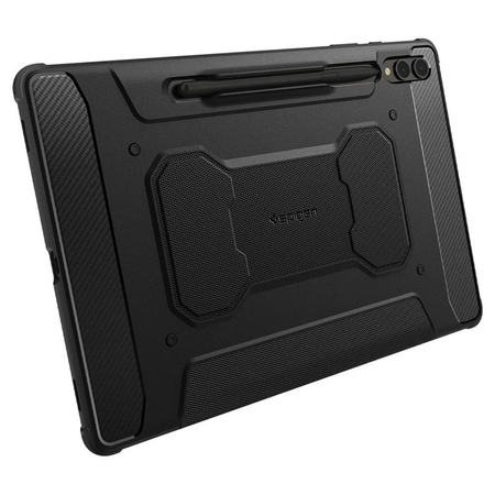 Spigen Rugged Armor Pro - Étui pour Samsung Galaxy Tab S9+ 12.4" (Noir)