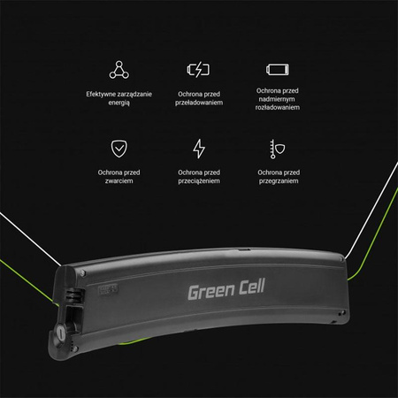 Green Cell - 7,8Ah (281Wh) baterie pro 36V elektrokolo E-Bike