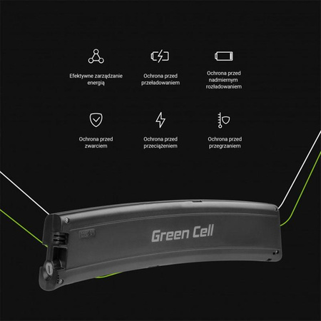 Green Cell - 7.8Ah (281Wh) Batterie für E-Bike 36V Elektrofahrrad