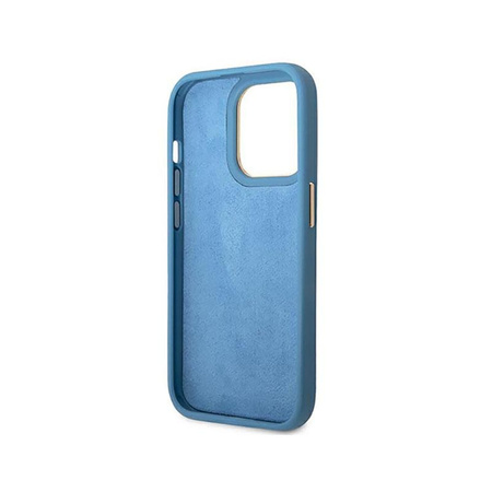 Guess 4G Metal Camera Outline Case - iPhone 14 Pro Case (blue)