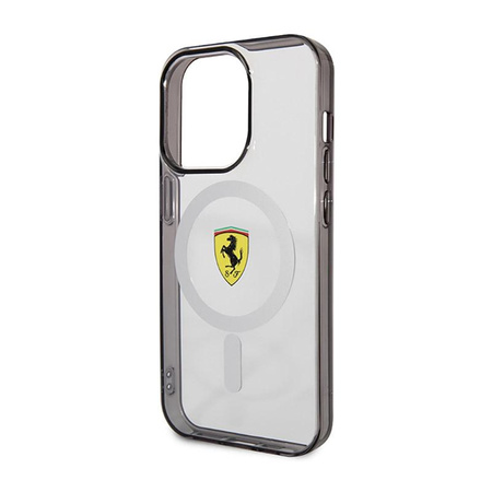 Ferrari Outline Magsafe - pouzdro pro iPhone 14 Pro (průhledné)