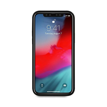 Karl Lagerfeld PU Leather Karl & Choupette Embossed - Coque iPhone 12 / iPhone 12 Pro (noir)