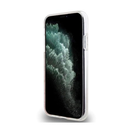 Hello Kitty IML Gradient Electrop Crowded Kitty Head - pouzdro pro iPhone 11 (růžové)