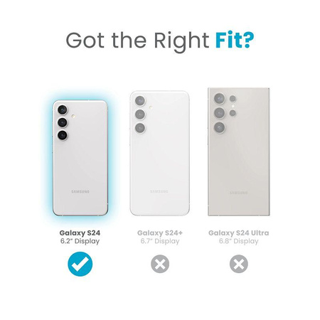 Speck Presidio Lux Glitter - Samsung Galaxy S24 Hülle (Transparent / Goldglitzer)