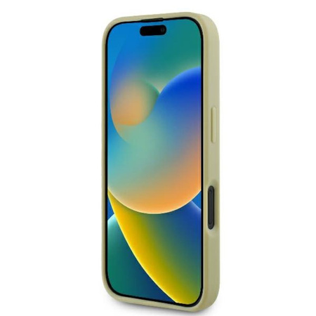 Karl Lagerfeld Metal Signature - pouzdro pro iPhone 16 (zlaté)