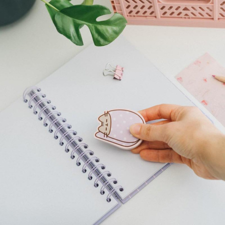 GUMKI DO MAZANIA KOT PUSHEEN DLA DZIECI, do Szkoły, w Pudełku, z Kotem