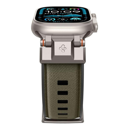 Spigen DuraPro Armor - Bracelet pour Apple Watch 44/45/46/49 mm (Vert militaire)