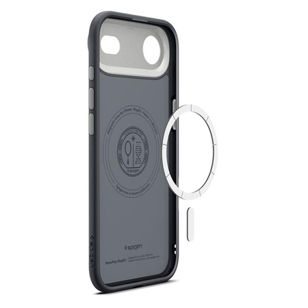 ETUI DO IPHONE AIR do MAGSAFE SPIGEN NANO ORYGINALNE CZARNE ELEGANCKIE