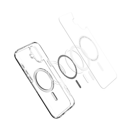 Spigen Ultra Hybrid MagSafe - pouzdro pro iPhone 16 Plus (bílé)