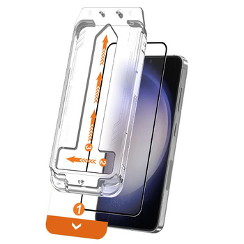 Crong EasyShield 2er-Pack - Samsung Galaxy S25+ / S24+ gehärtetes Glas (2 Stück)