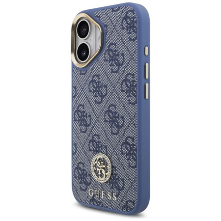 Guess 4G Strass Logo MagSafe - Hülle iPhone 17 (Blau)