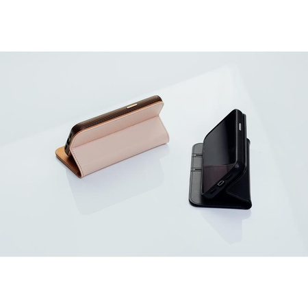 Moshi Overture - 3-in-1-Hülle mit Flip Cover iPhone 13 Pro (antibakterielles NanoShield™) (Jet Black)