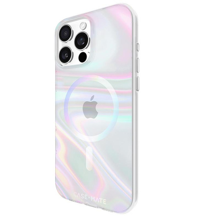 Case-Mate Soap Bubble MagSafe - Coque iPhone 16 Pro Max (Iridescent)