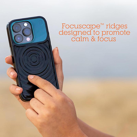 STM Reawaken Ripple MagSafe - Pouzdro pro iPhone 15 (černá / atlantická)