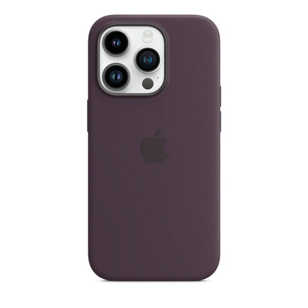 Apple Silicone Case - Silikonowe etui z MagSafe do iPhone 14 Pro (jagodowy)