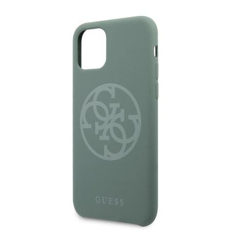 Guess szilikon 4G Tone to Tone - iPhone 11 tok (khaki)