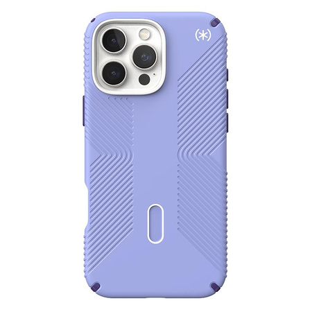 Speck Presidio2 Grip ClickLock & MagSafe - Case for iPhone 16 Pro Max (Future Lavender / Cassis Purple / White)