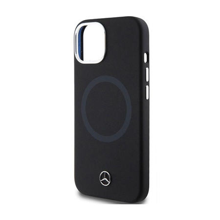 Mercedes Silicone Bicolor MagSafe - iPhone 15 Case (noir)