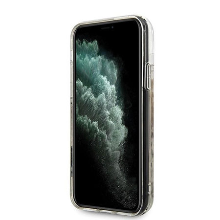 Guess Liquid Glitter Circle Logo - iPhone 11 Pro tok (arany)