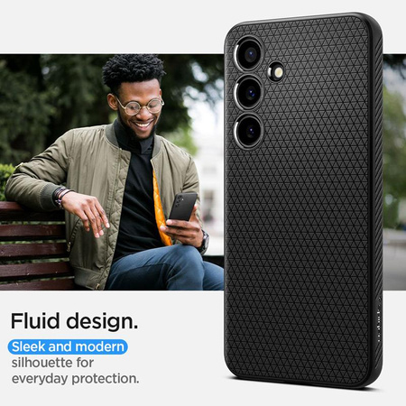 Spigen Liquid Air - Etui pour Samsung Galaxy S24 (Noir mat)