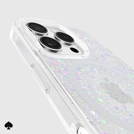 Kate Spade New York Protective MagSafe - Pouzdro pro iPhone 16 Pro (Chunky Glitter)
