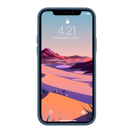 Crong Color Cover - Etui iPhone 12 / iPhone 12 Pro (granatowy)