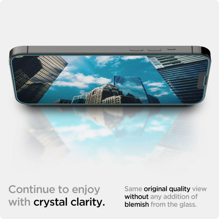 Spigen Glas.TR EZ Fit - Tempered Glass for Apple iPhone 16e / iPhone 14 / iPhone 13 / iPhone 13 Pro