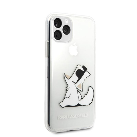 Karl Lagerfeld Choupette Fun Sunglasses - pouzdro pro iPhone 11 Pro (průhledné)