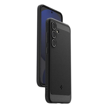 Spigen Rugged Armor - Hülle für Samsung Galaxy S24 FE (Matt Schwarz)