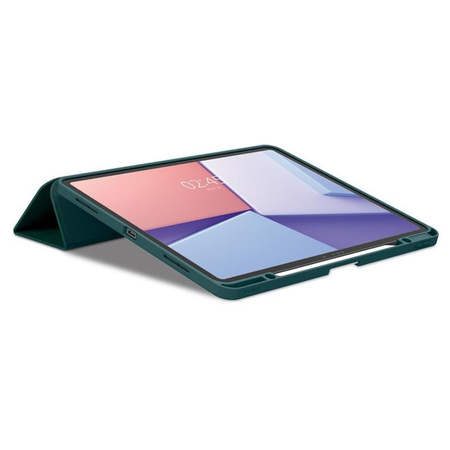 Spigen Urban Fit - pouzdro pro iPad Air 13" (M2, 2024) (Midnight Green)