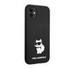 Karl Lagerfeld Silikonové pouzdro NFT Choupette - iPhone 11 (černé)