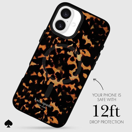 Kate Spade New York Protective MagSafe - Pouzdro pro iPhone 16 Plus (Tortoise)