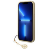 Guess 4G Charms Collection - iPhone 14 Pro tok (barna)