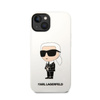 Karl Lagerfeld Silikon NFT Ikonik - iPhone 14 Plus Tasche (weiß)