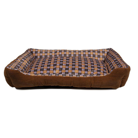 Canapé-lit pour chien 90 x 70 x 20 cm roz. XL (marron)