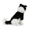 Rappa - Mascotte en peluche réaliste chien Border Collie assis 40 cm Respect de l'environnement