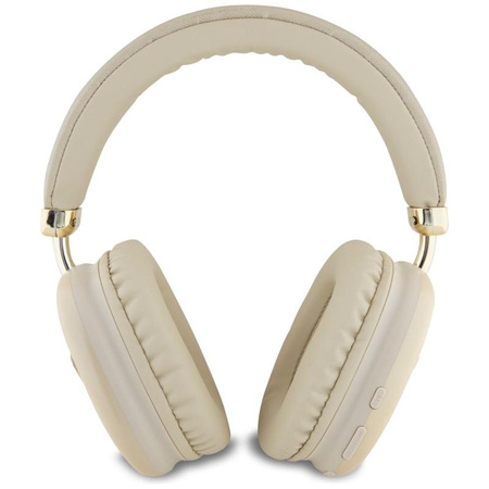 Guess Metallic Triangle Logo - Bluetooth Wireless In-Ear Headphones V5.3 (Gold)