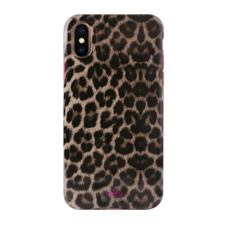 PURO Glam Leopard Cover - Etui iPhone Xs / X (Leo 2)