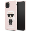 Karl Lagerfeld Fullbody szilikon ikonikus - iPhone 11 Pro Max tok (rózsaszín)