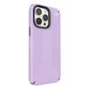 Speck Presidio2 Grip - Coque antidérapante pour iPhone 14 Pro Max (Spring Purple / Cloudygrey / White)