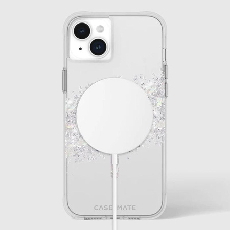 Case-Mate Karat MagSafe - iPhone 15 Plus case decorated with mother of pearl (A Touch of Pearl)